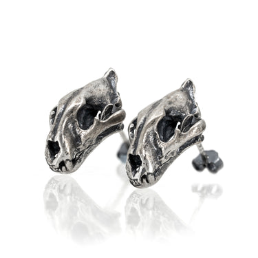 Tiger Skull Studs